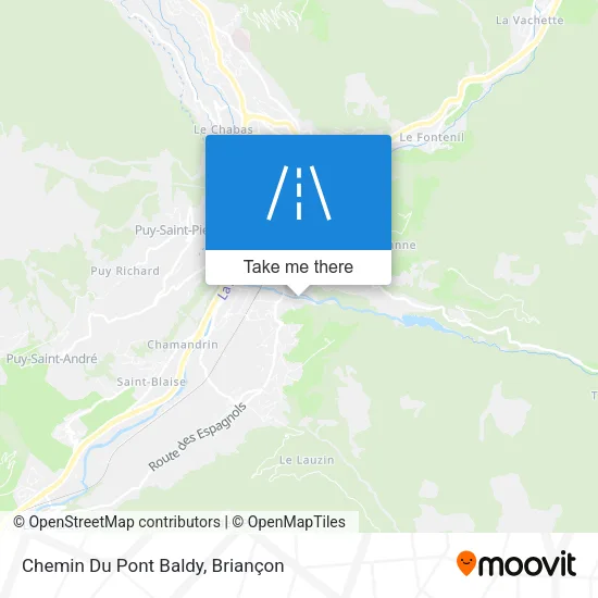 Chemin Du Pont Baldy map