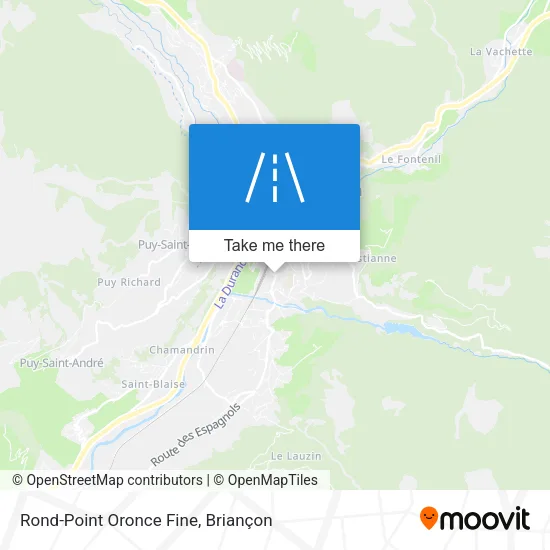 Rond-Point Oronce Fine map