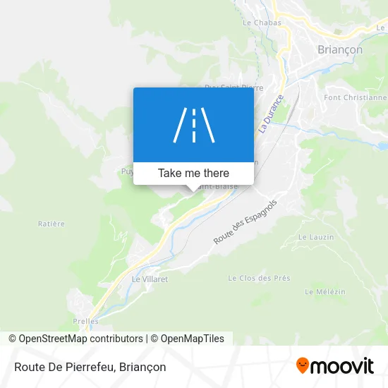 Route De Pierrefeu map