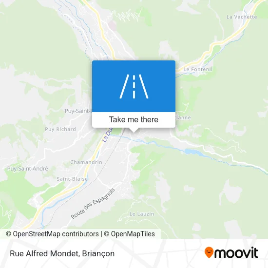Rue Alfred Mondet map