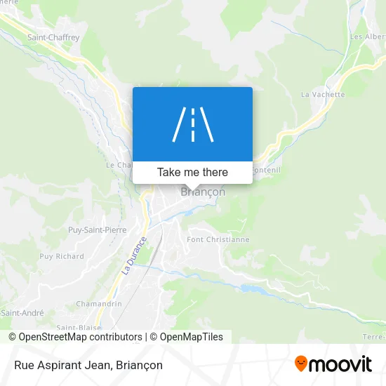 Rue Aspirant Jean map