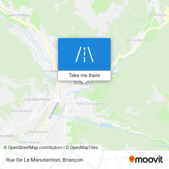 Rue De La Manutention map