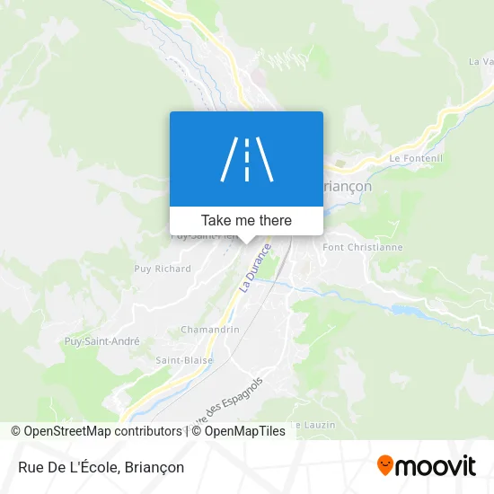 Rue De L'École map