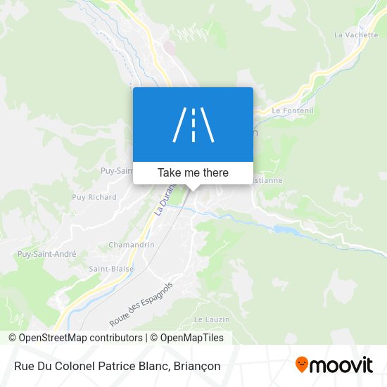 Rue Du Colonel Patrice Blanc map