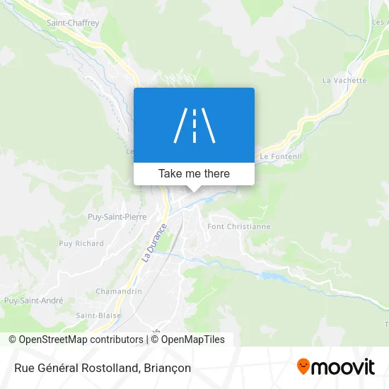 Rue Général Rostolland map