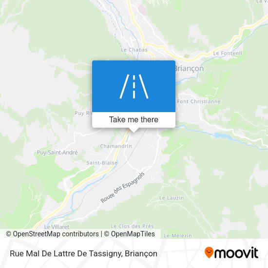 Rue Mal De Lattre De Tassigny map