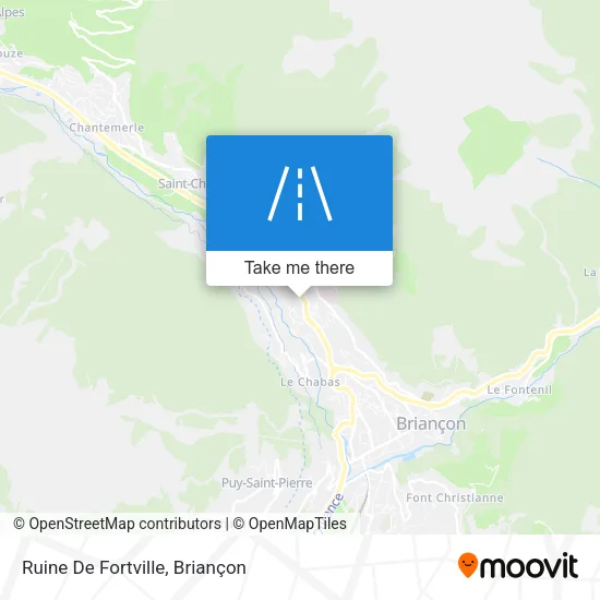 Ruine De Fortville map