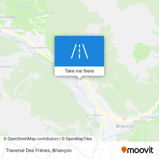 Traverse Des Frènes map
