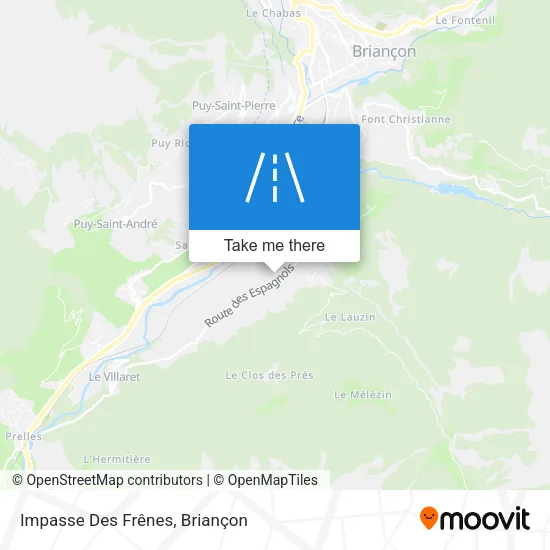 Impasse Des Frênes map