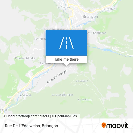 Rue De L'Edelweiss map