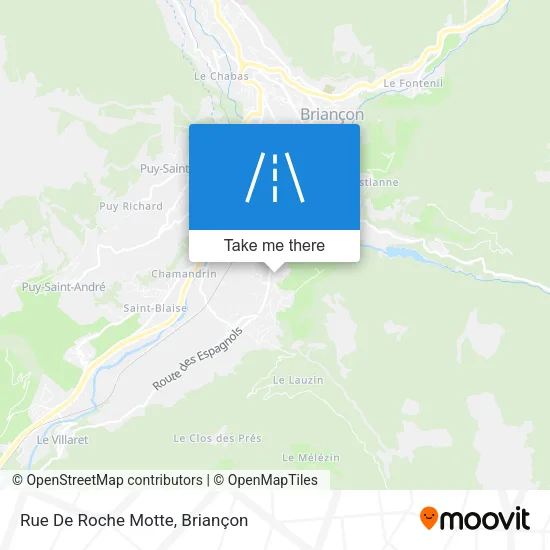 Rue De Roche Motte map