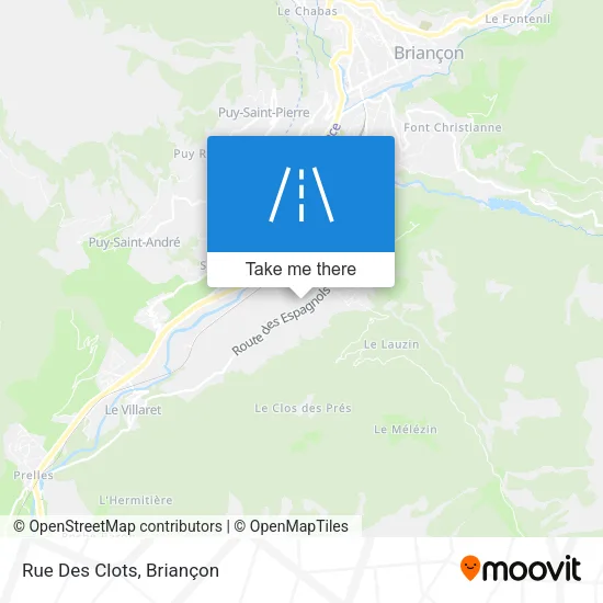 Rue Des Clots map