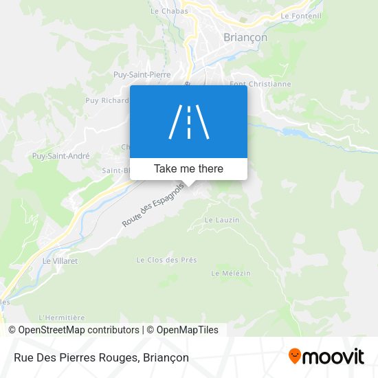 Rue Des Pierres Rouges map