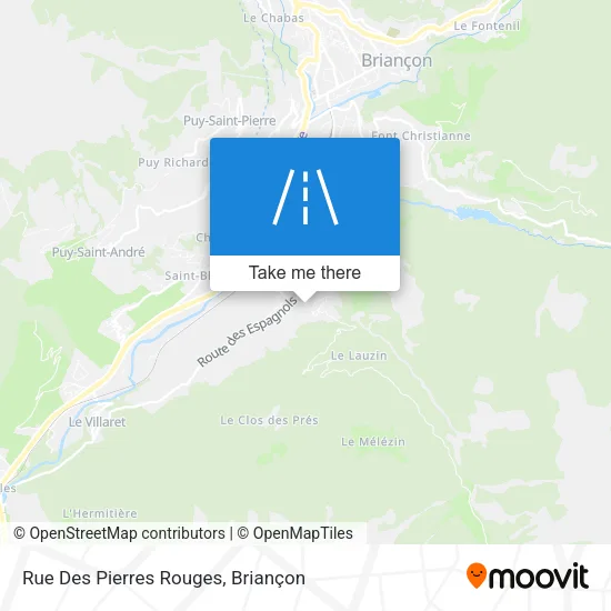 Rue Des Pierres Rouges map