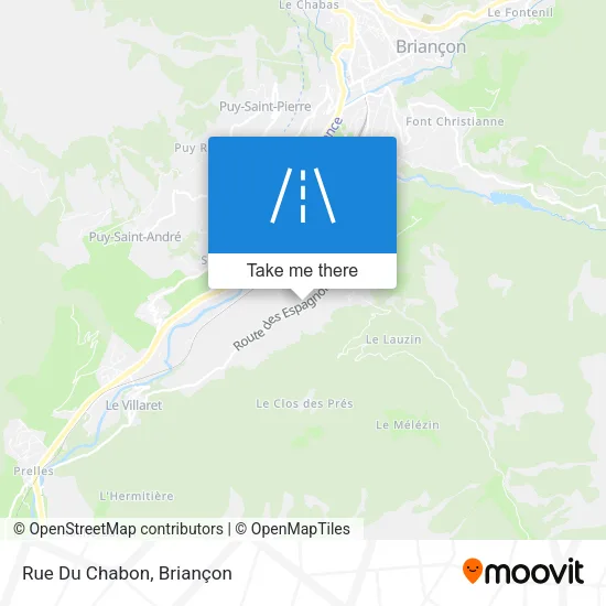 Rue Du Chabon map
