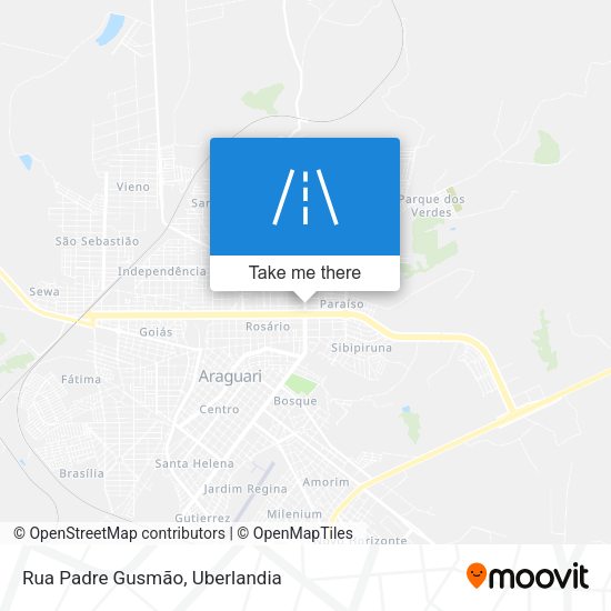 Rua Padre Gusmão map