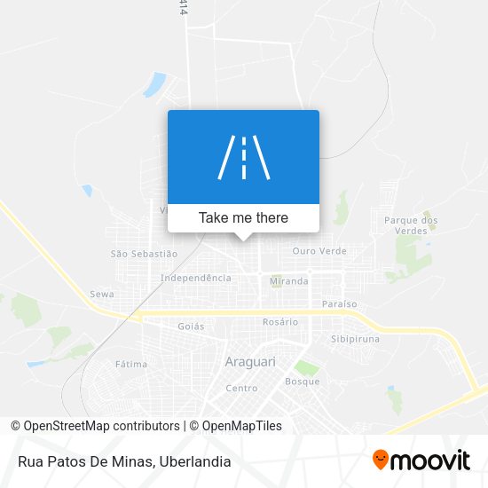Rua Patos De Minas map