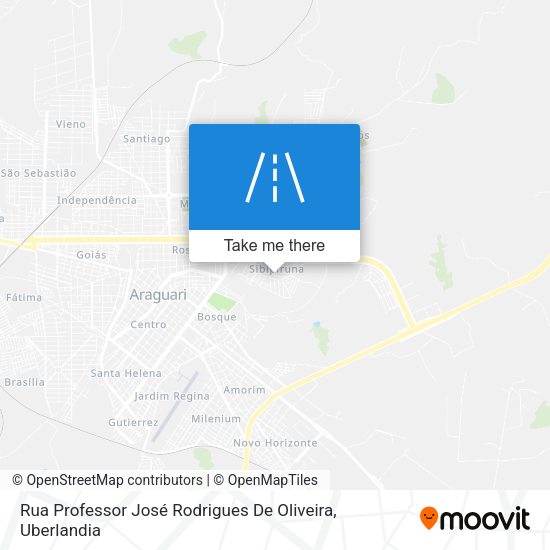 Rua Professor José Rodrigues De Oliveira map