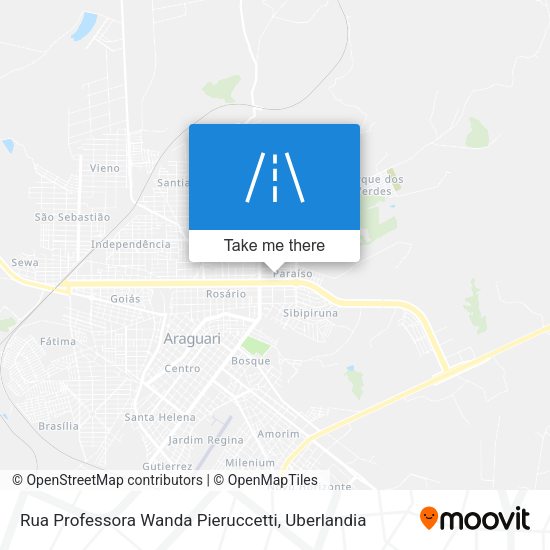 Rua Professora Wanda Pieruccetti map