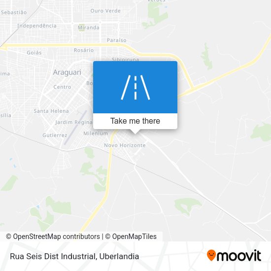 Rua Seis Dist Industrial map