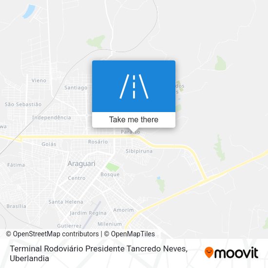 Terminal Rodoviário Presidente Tancredo Neves map