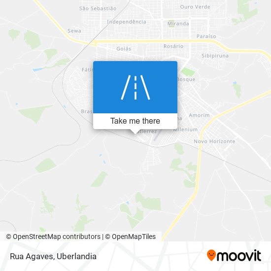 Rua Agaves map