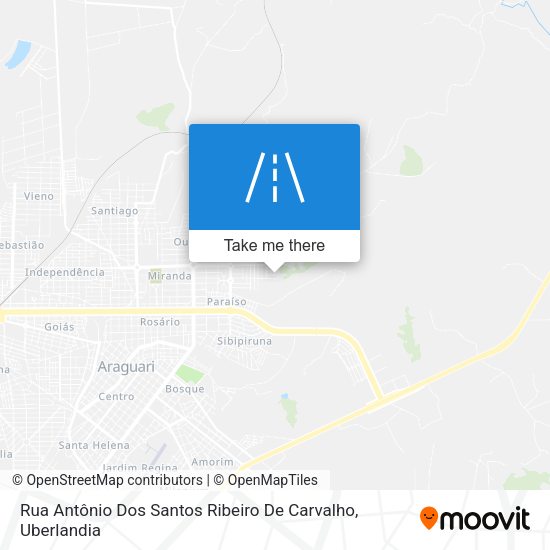 Rua Antônio Dos Santos Ribeiro De Carvalho map