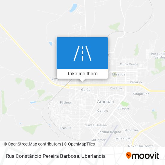 Rua Constâncio Pereira Barbosa map