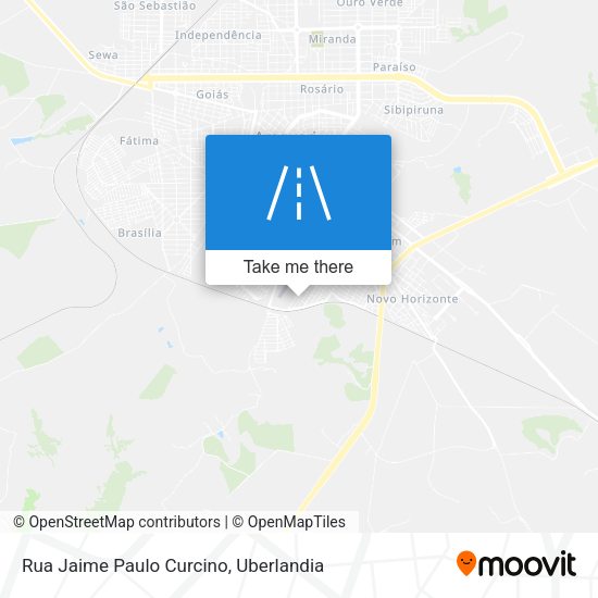 Rua Jaime Paulo Curcino map