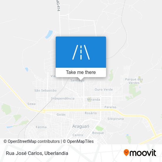 Rua José Carlos map