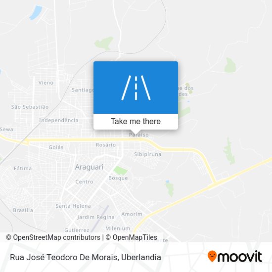 Rua José Teodoro De Morais map