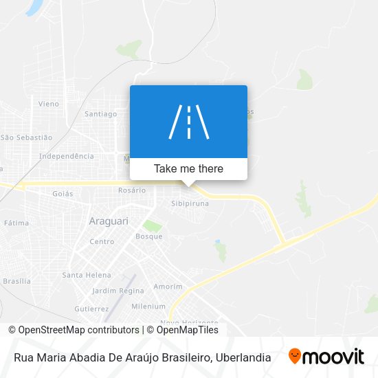 Rua Maria Abadia De Araújo Brasileiro map
