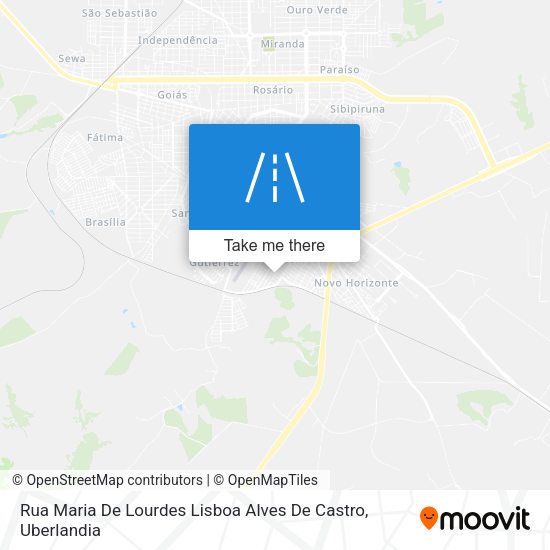 Rua Maria De Lourdes Lisboa Alves De Castro map