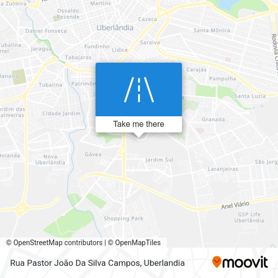 Rua Pastor João Da Silva Campos map