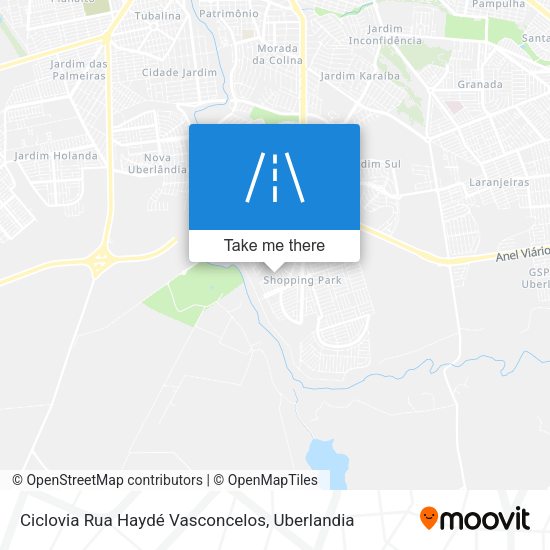 Ciclovia Rua Haydé Vasconcelos map