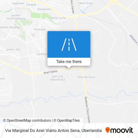 Via Marginal Do Anel Viário Ariton Sena map
