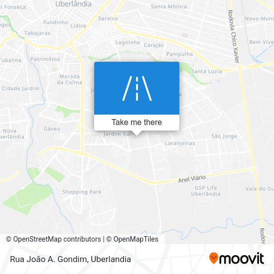 Rua João A. Gondim map