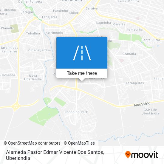 Alameda Pastor Edmar Vicente Dos Santos map
