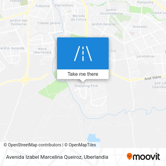 Avenida Izabel Marcelina Queiroz map