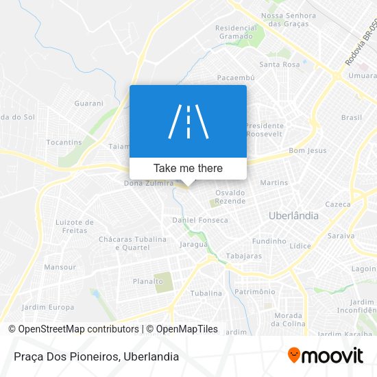 Praça Dos Pioneiros map