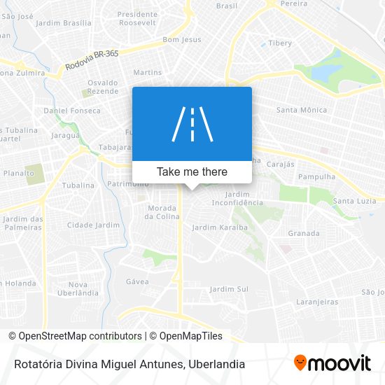 Rotatória Divina Miguel Antunes map