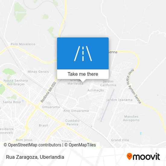 Rua Zaragoza map
