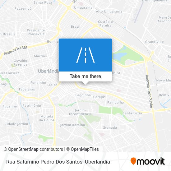 Rua Saturnino Pedro Dos Santos map