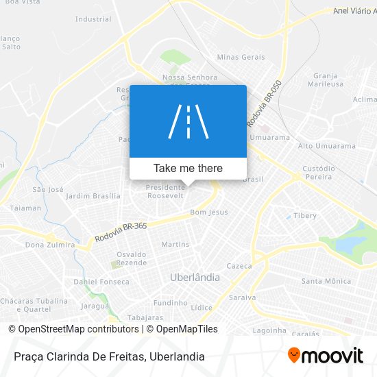 Praça Clarinda De Freitas map