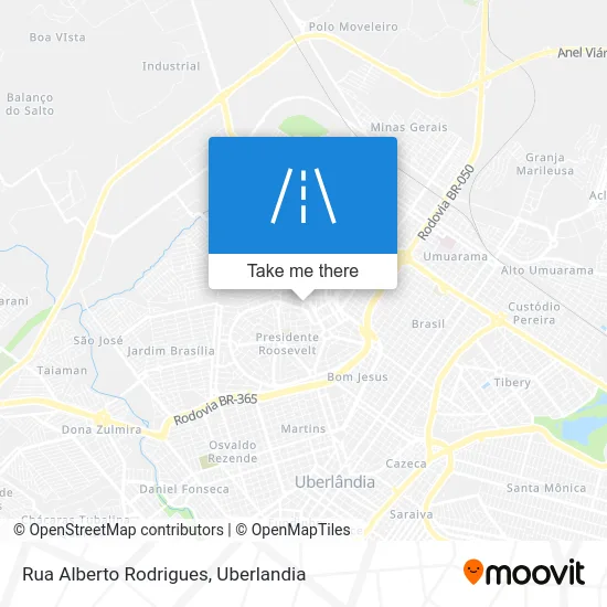 Rua Alberto Rodrigues map