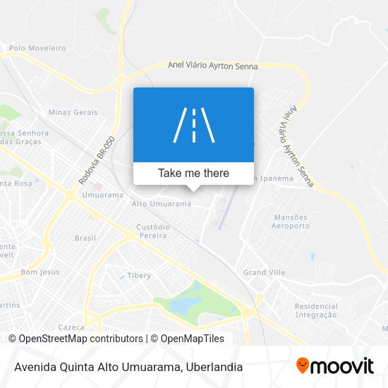 Avenida Quinta Alto Umuarama map