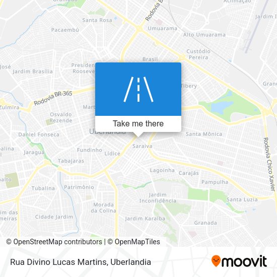 Rua Divino Lucas Martins map