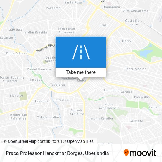 Praça Professor Henckmar Borges map