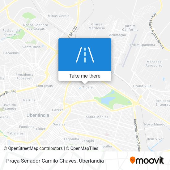 Praça Senador Camilo Chaves map