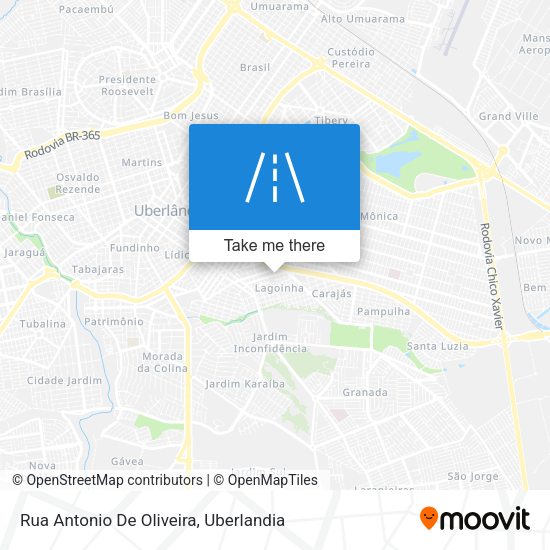Rua Antonio De Oliveira map